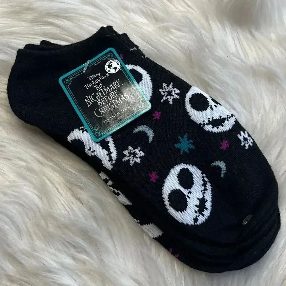 Disney Tim Burtons The Nightmare before Christmas Socks Black Size 4-10